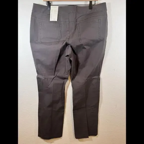 Coldwater Creek size 16 NWT Modern Stretch Twill Pant‎ - Picture 2 of 6